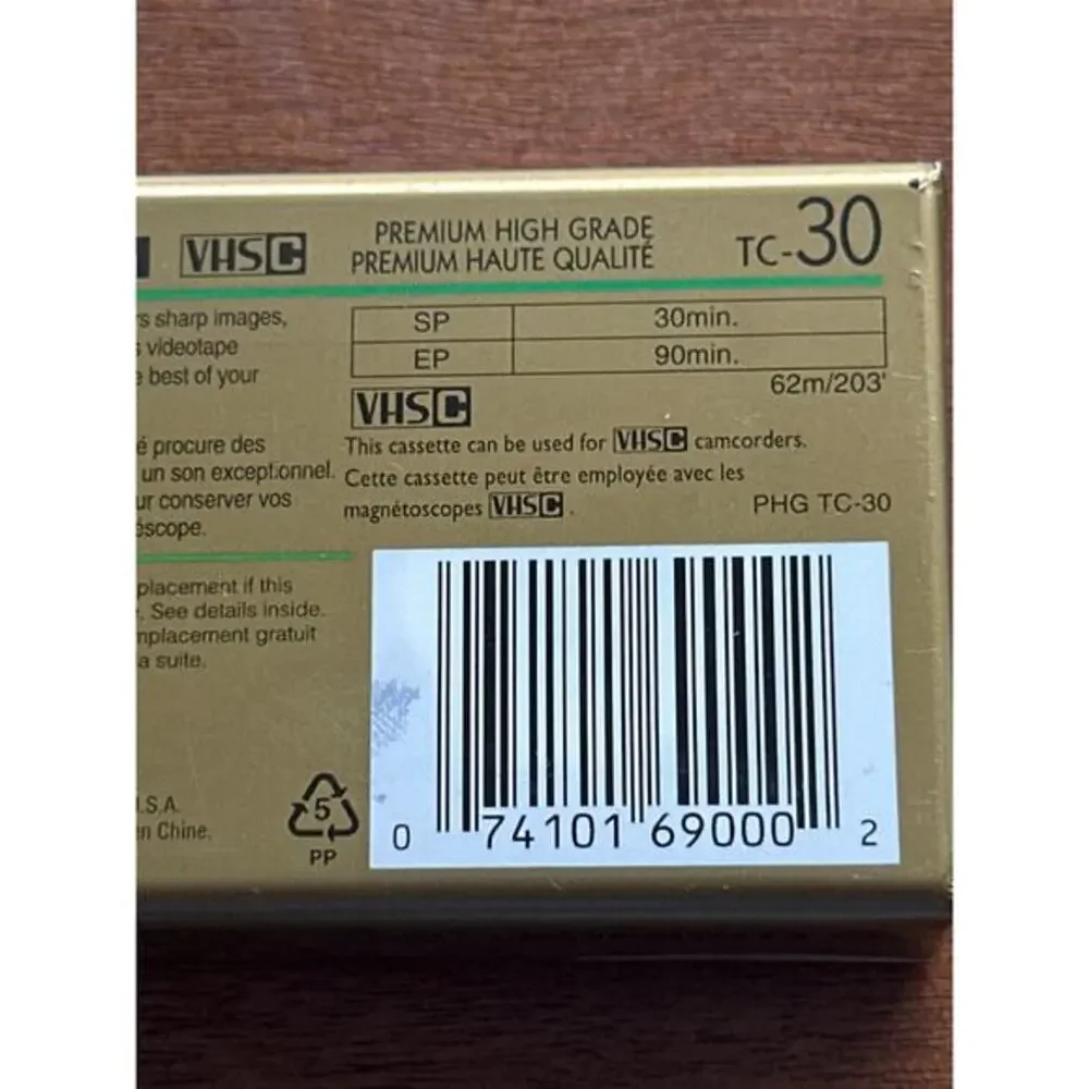 Fujifilm TC 30‎ Pro VHS-C EP 90 minute